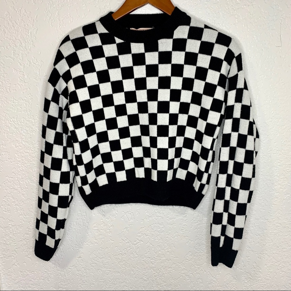 Urban Outfitters Checkered Sweater